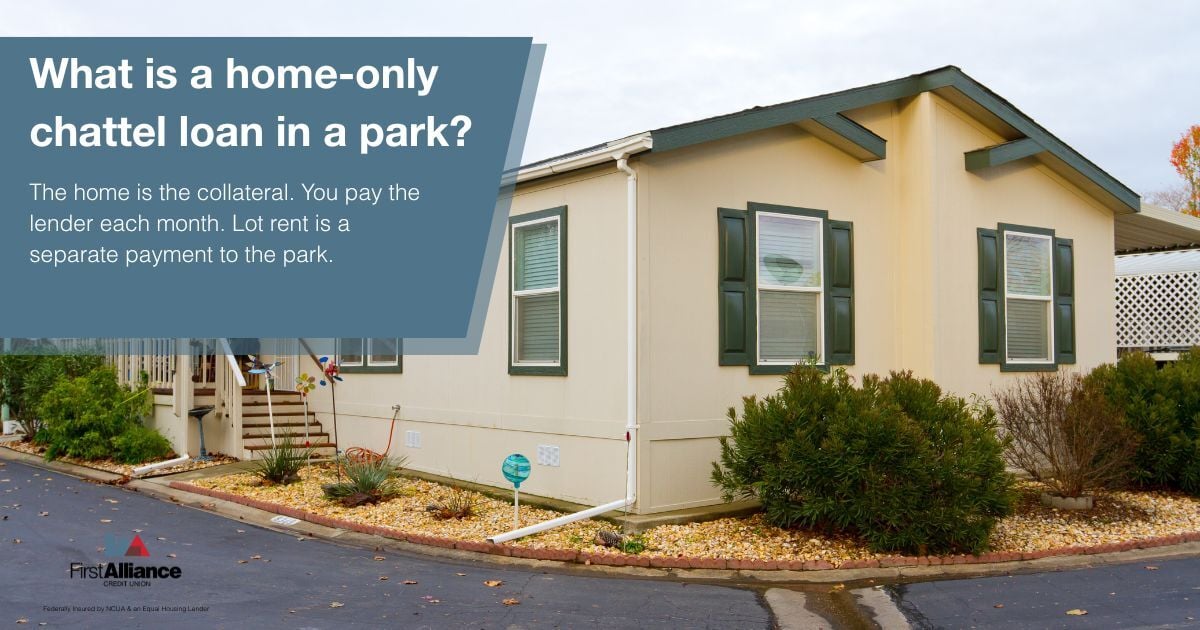 Manufactured Home Loan - Chattel Loan