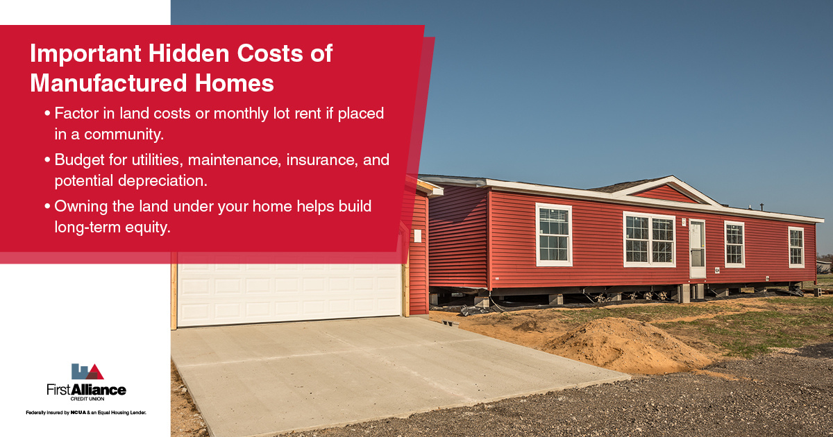 Manufacture Homes - hidden cost