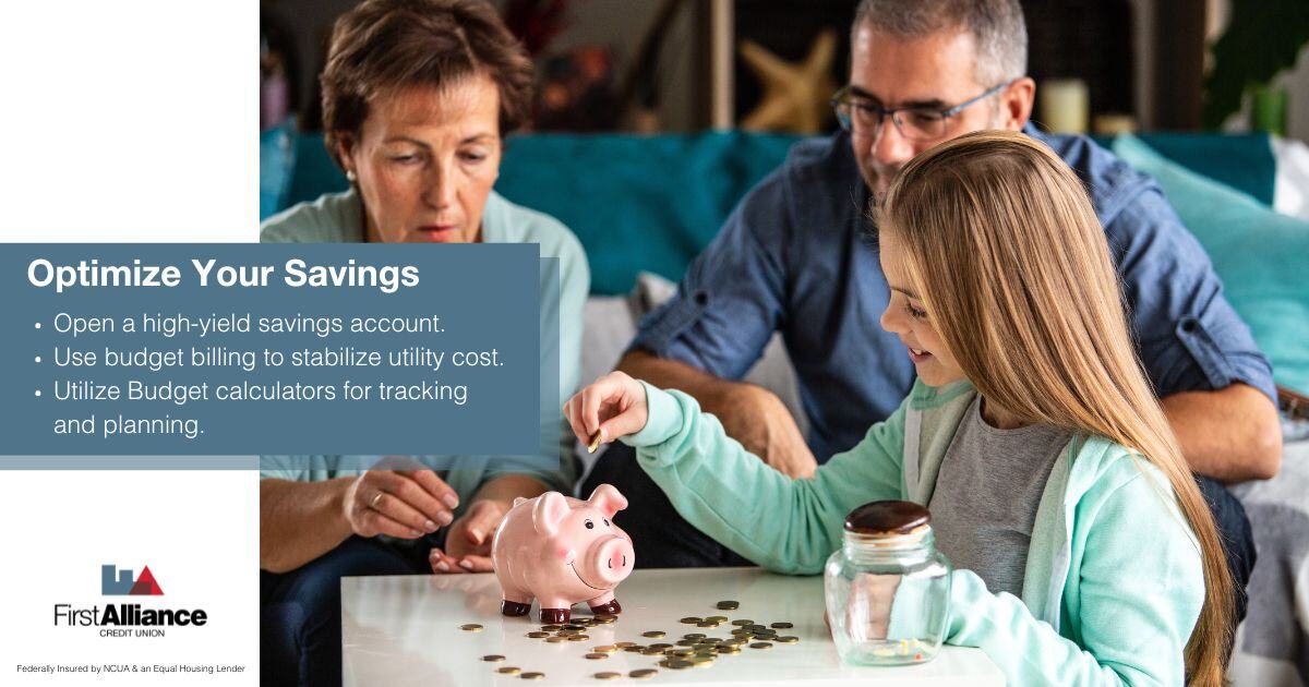 Money Saving Strategies - a family teaching their granddaughter how to save