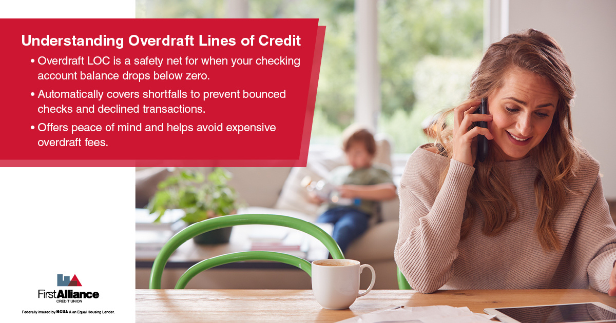 Overdraft Line of Credit - a mom calling about here finances