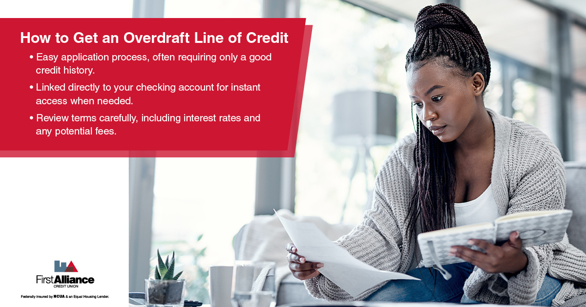 Overdraft Line of Credit - person figuring out their finances