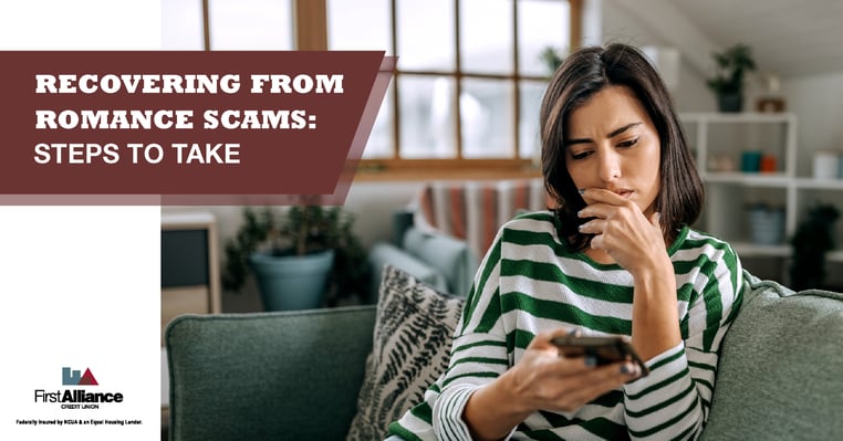 recovering from a romance scam steps to take