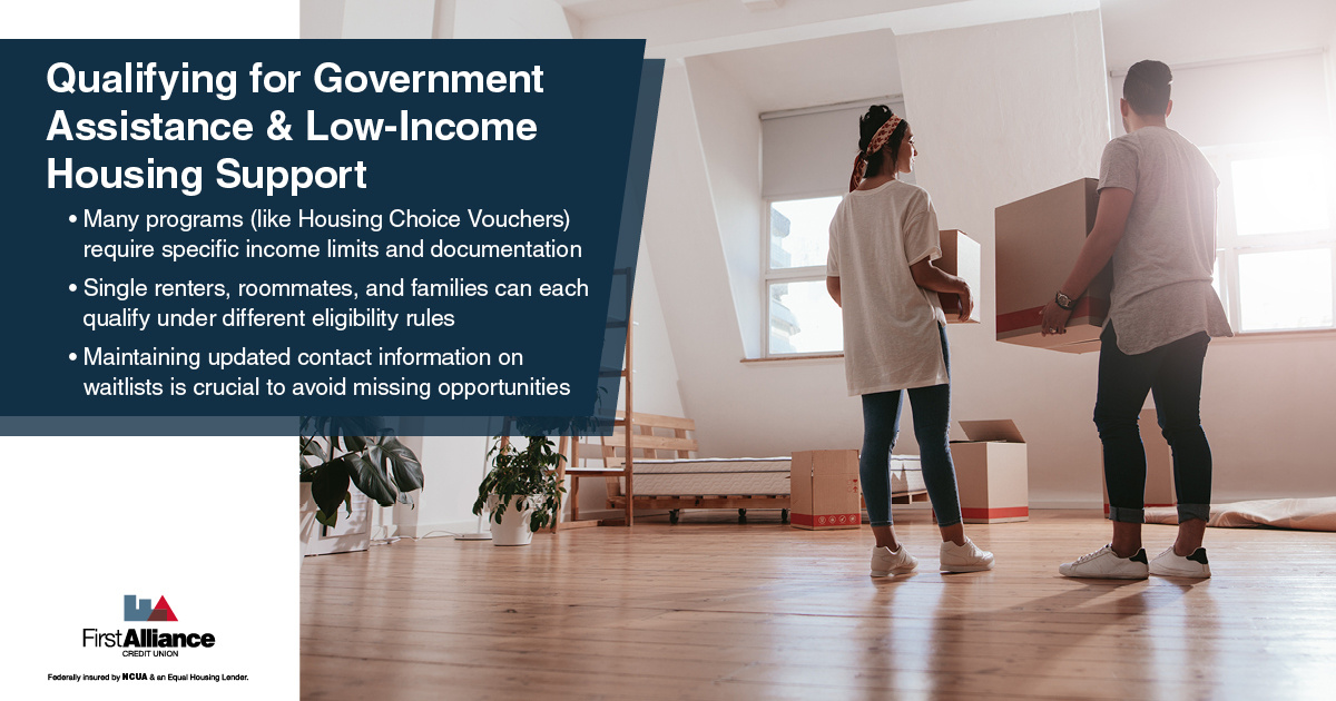 Rental Assistance - a couple moving in boxes