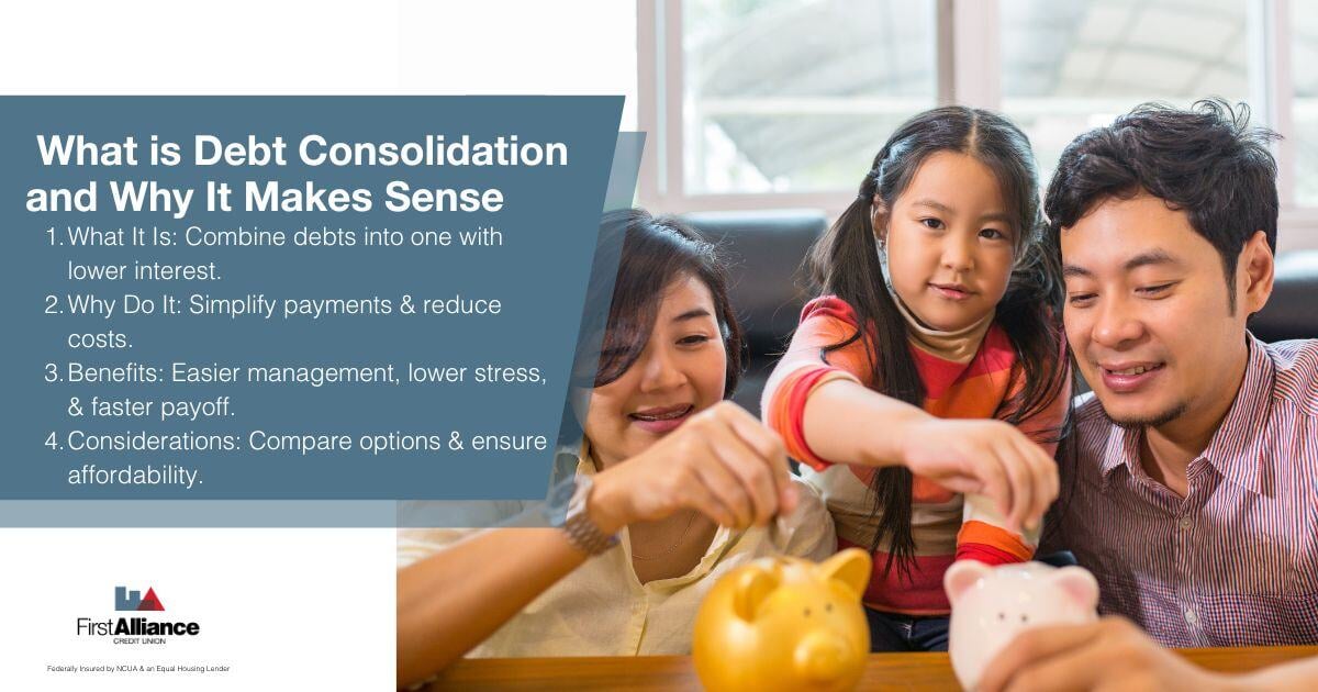 Refinance or Consolidate - a family saving money