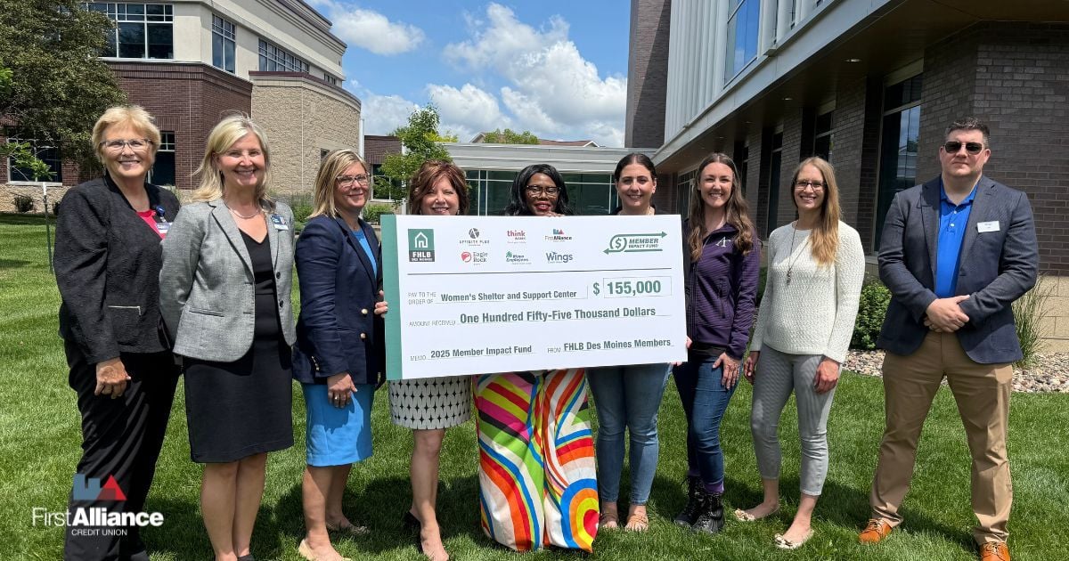 Six MN Financial Institutions Join Forces to Support Emergency Shelter Expansion, group photo