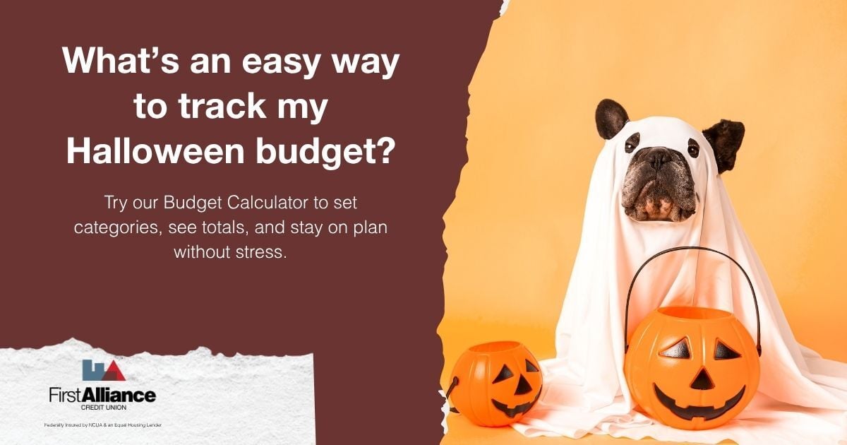 Halloween budget - What’s an easy way to track