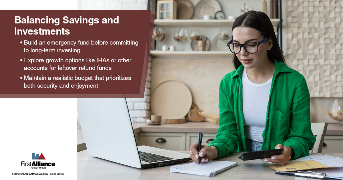 Tax Refund - a woman budgeting