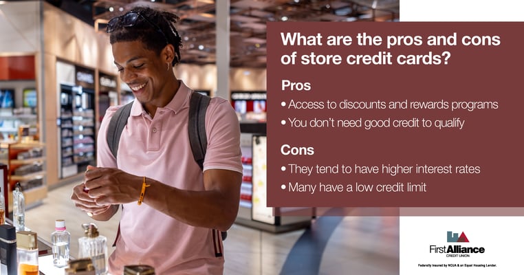 store credit card pros and cons