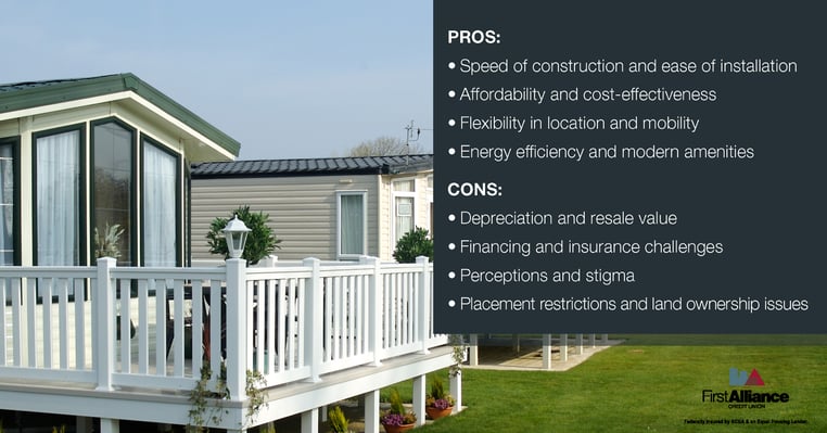 pros and cons of manufactured homes