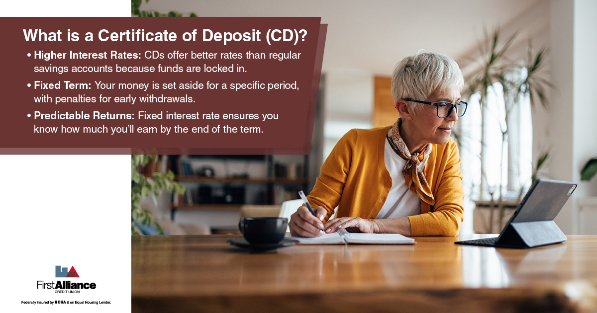 What is a Certificate of Deposit (CD) - a woman checking at their CD