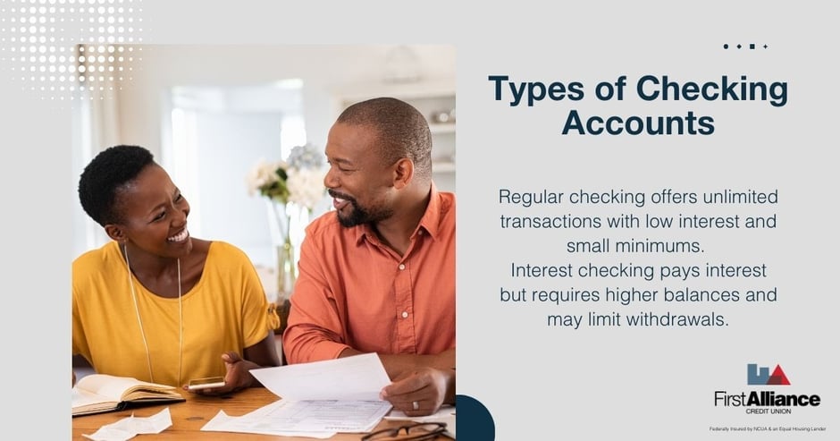 What is a Checking Account - types of checking account