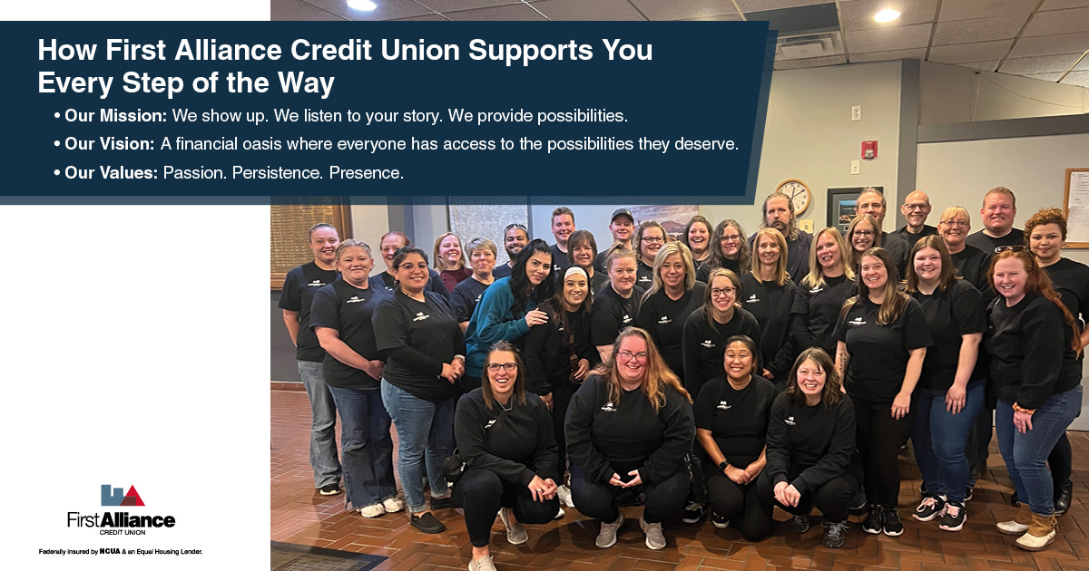 What is a credit union - staff members showing support