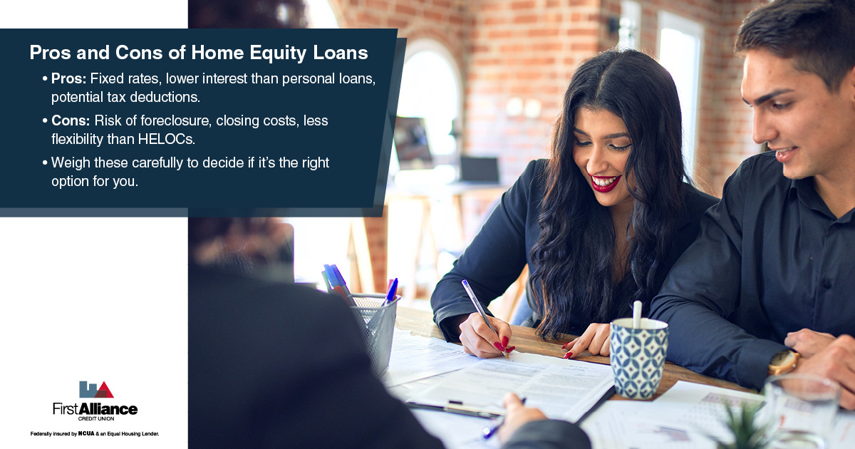 What is a Home Equity Loan - couple signing house contract