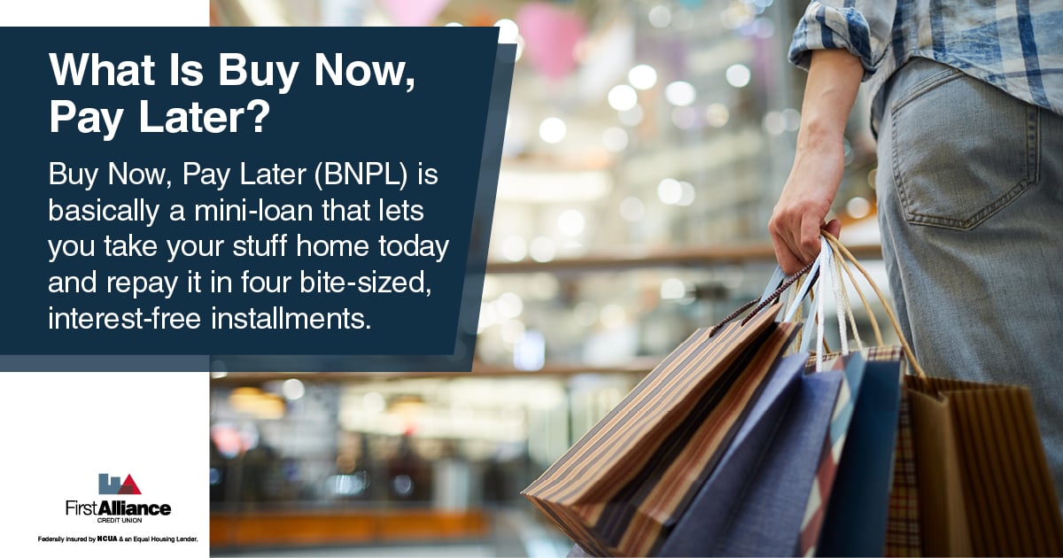 Buy Now, Pay Later - a person on a shopping spree