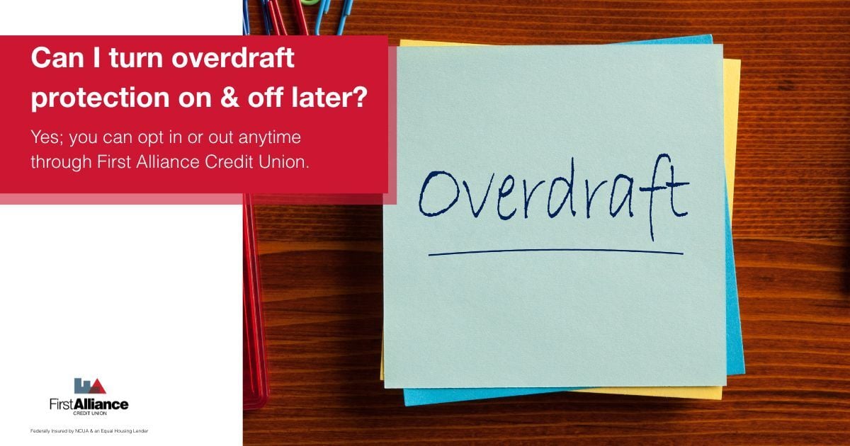 overdraft protection - can i turn it off