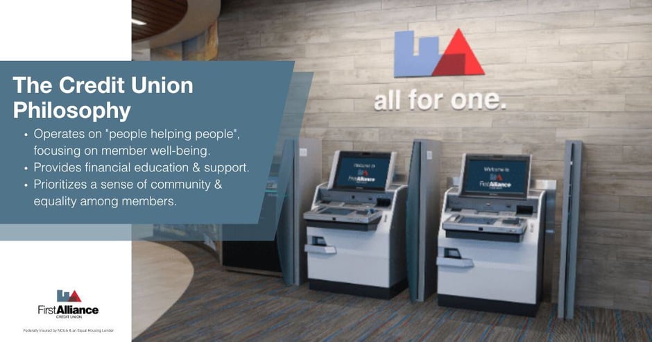 Credit Union Different From a Bank - First Alliance atm
