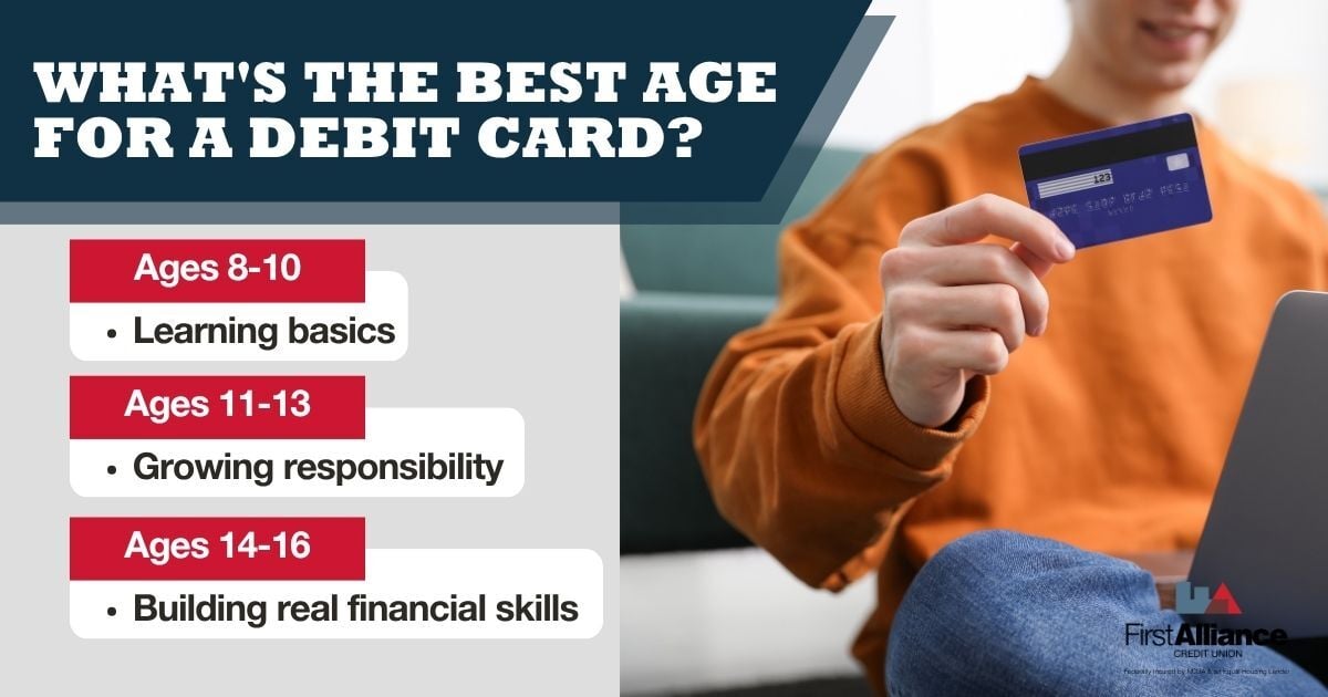 what's the best age to give your child a debit card