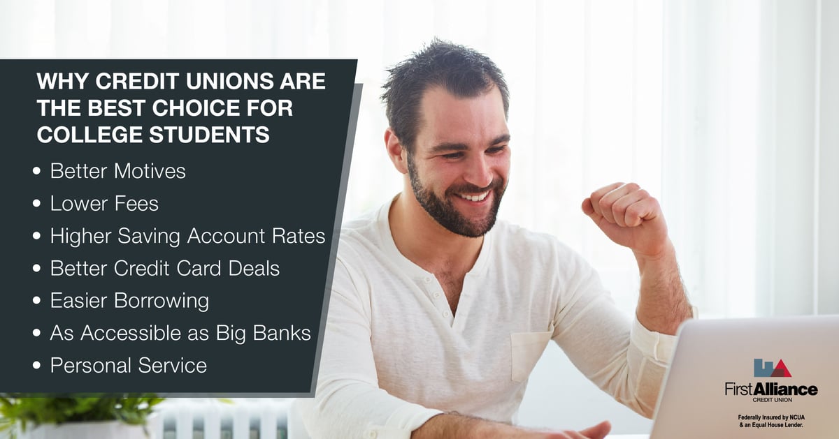  college student credit union benefits