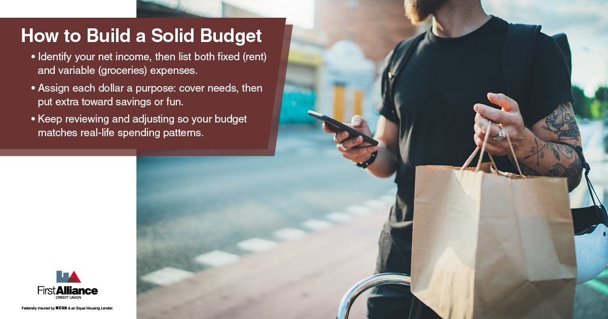 need a budget - a person shopping