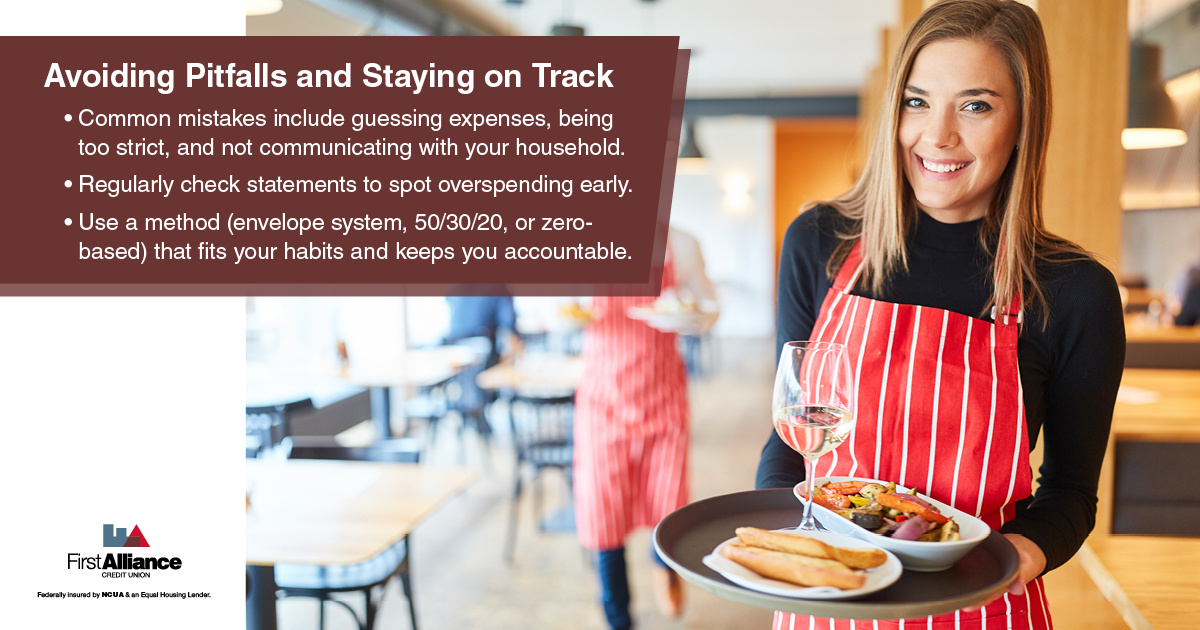 need a budget - a waitress