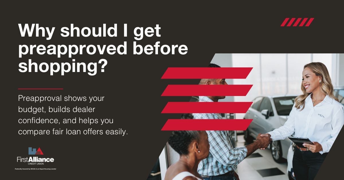 Buying a New Car - Why should I get preapproved before shopping