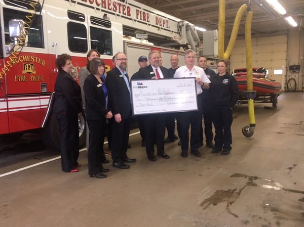 Rochester Fire Department - Check Presentation