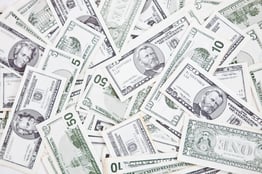 A pile of money
