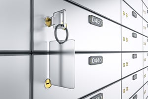 Safe deposit boxes 