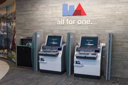 First Alliance Credit Union Commerce Lobby Kiosks