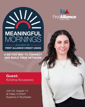 Meaningful Mornings Guest, Kristina, August 2026