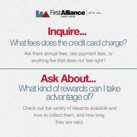 Credit card questions to ask 