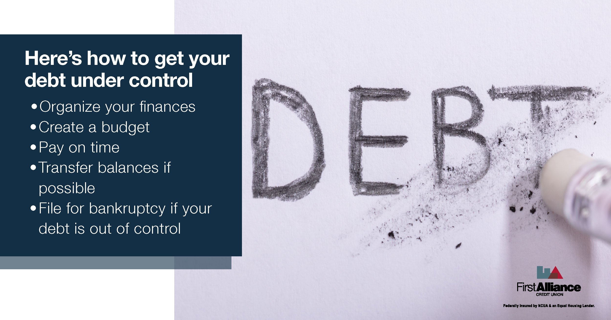 5 steps to get debt under control