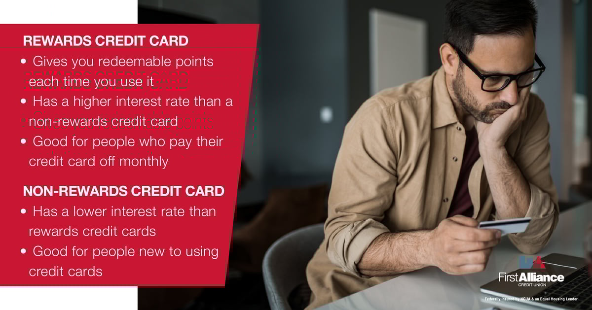 rewards and no rewards credit cards