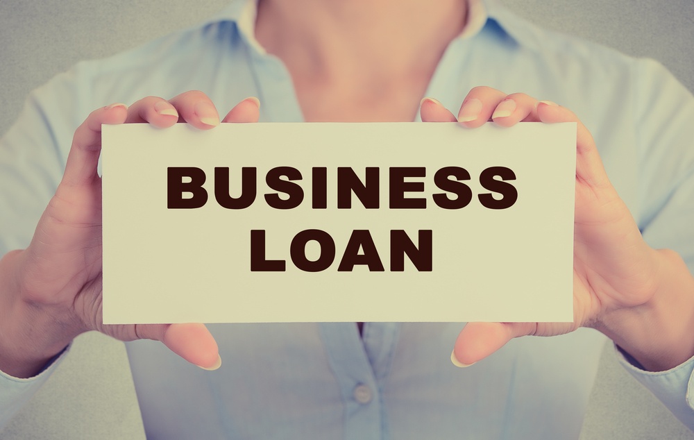 Business loan sign