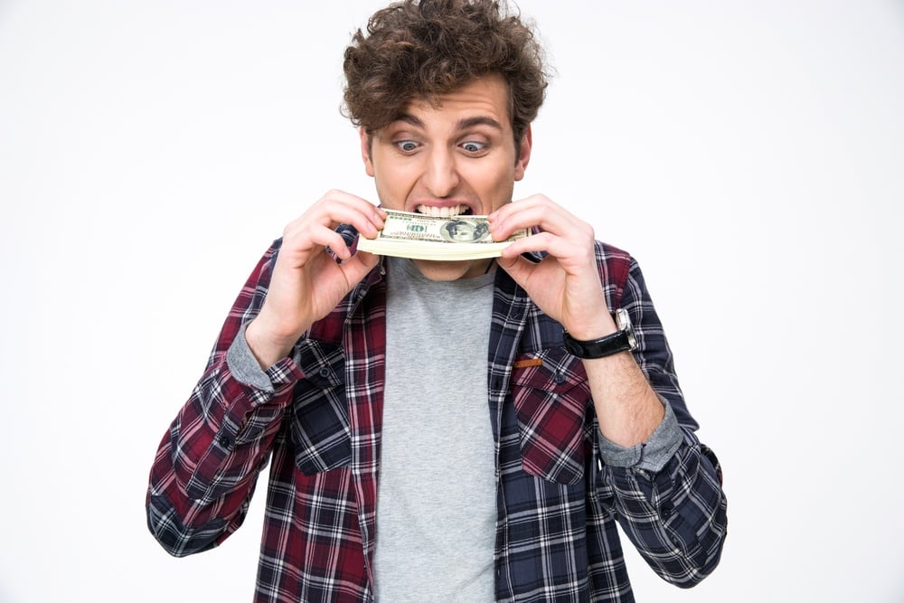 crazy guy wasting his tax refund first alliance credit union