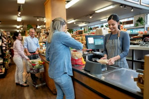 Busy Grocery Store | First Alliance Credit Union