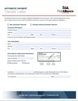 Switch Kit Payment Transfer Letter