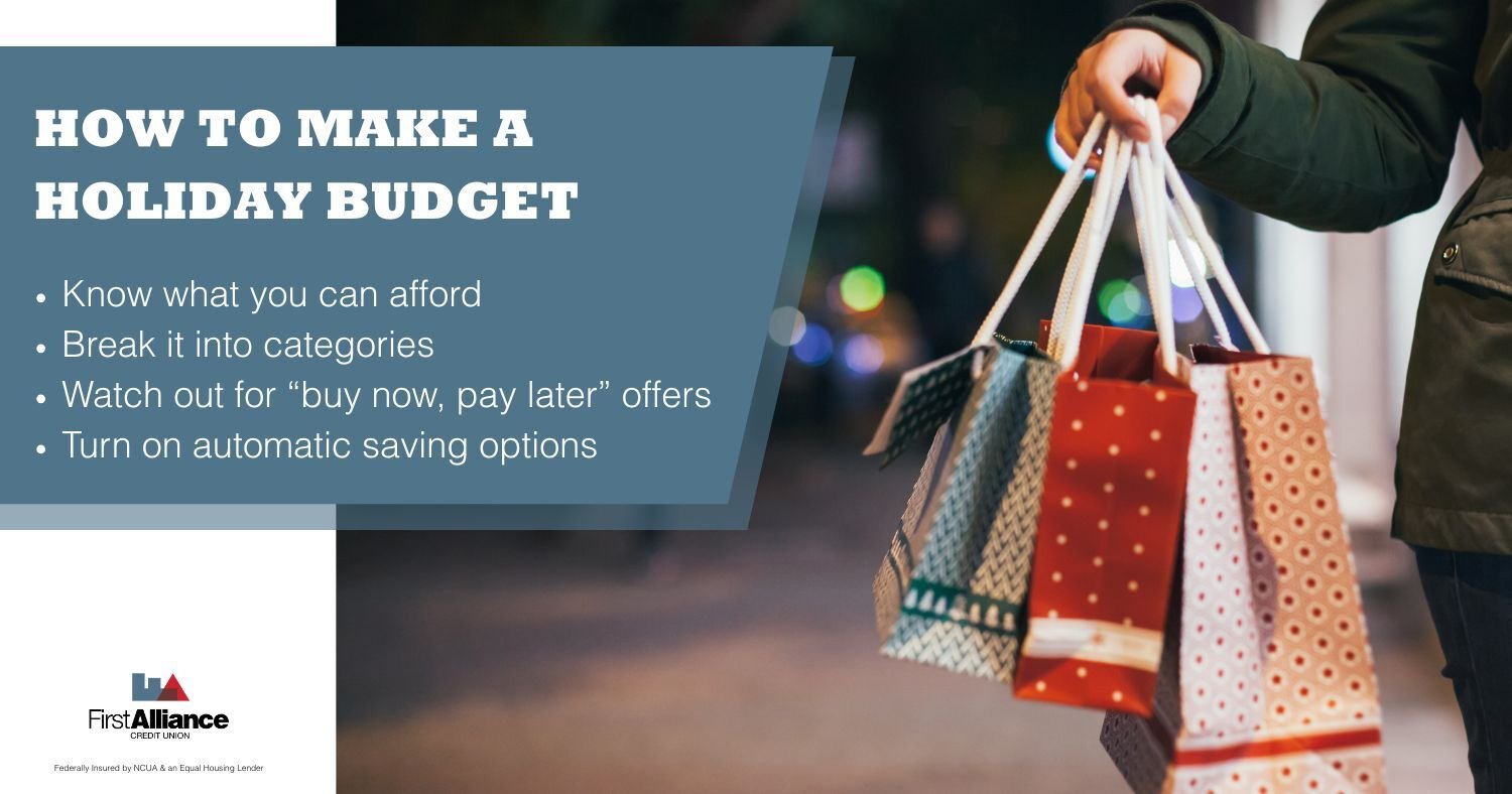 how to build a holiday budget