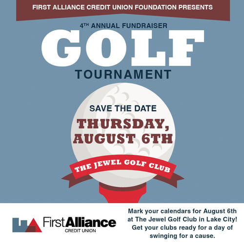 Golf Tournament Save the Date August 6, 2026 Golf Tournament Save the Date August 6, 2026