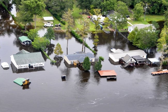 Flooding - photo credit defense.gov | First Alliance Credit Union MN | Lessons Learned from Harvey and Irma