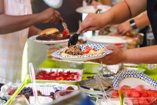 An afternoon potluck