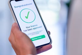 Financing approval on smartphone