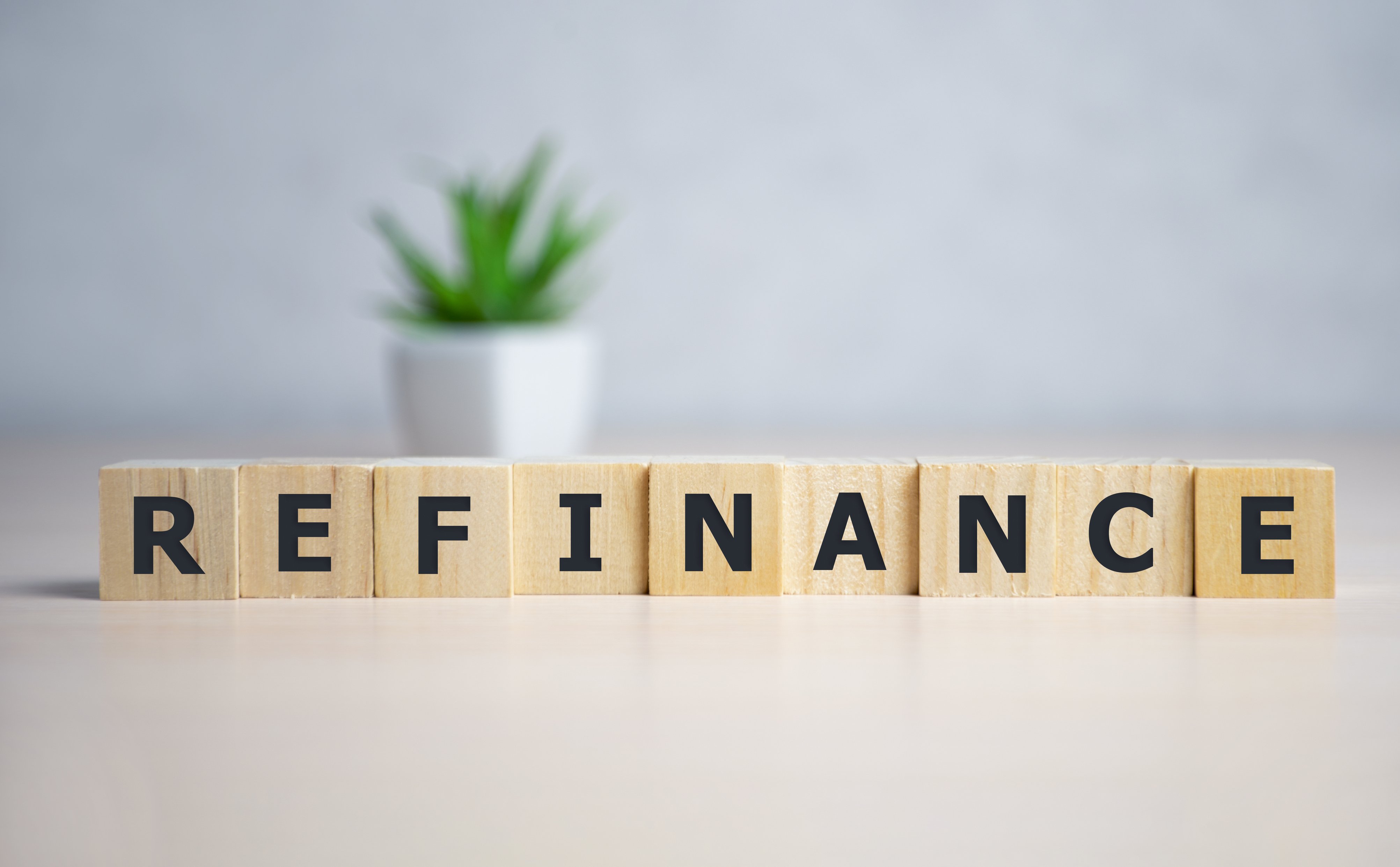 Refinance in block letters | First Alliance Credit Union
