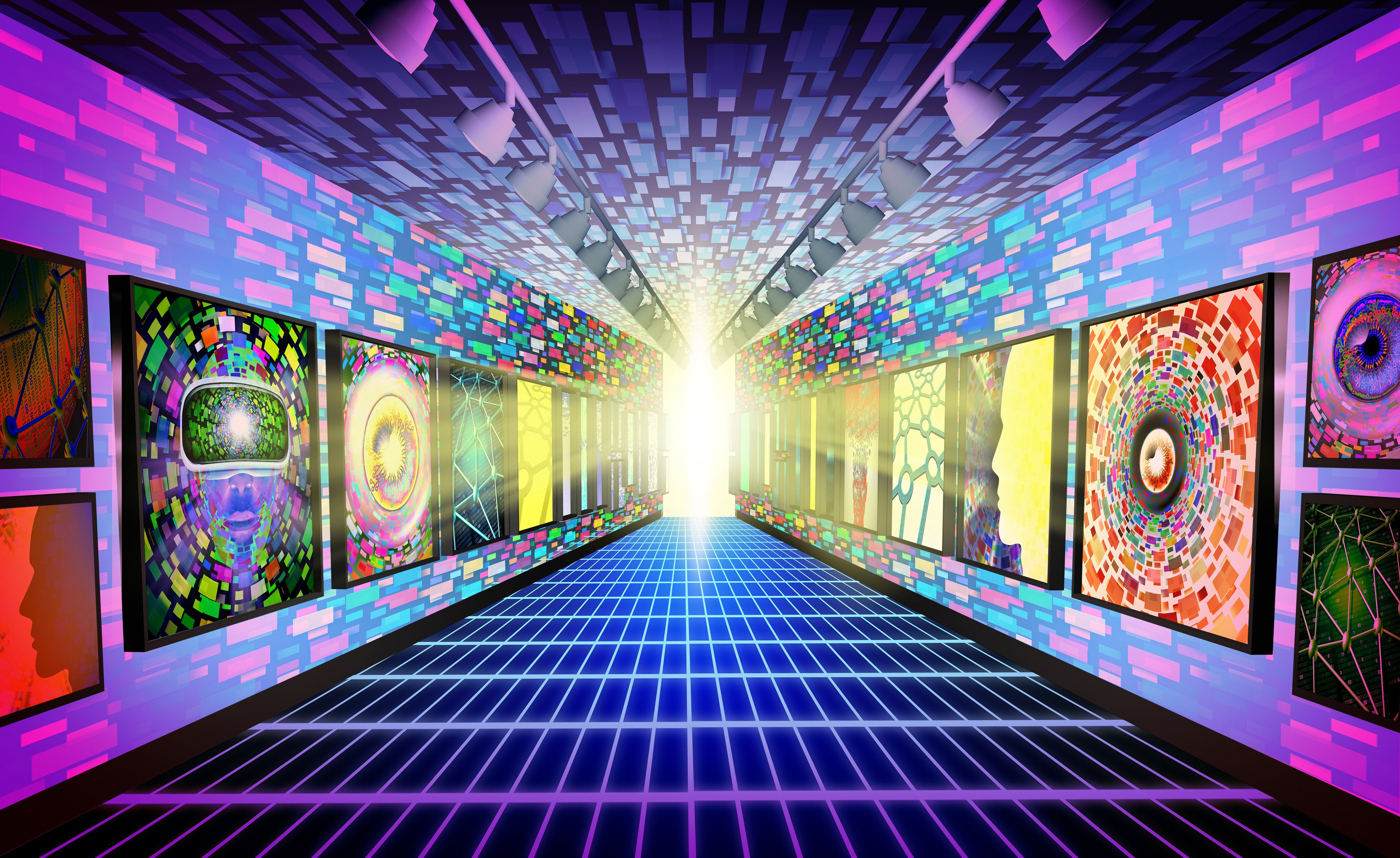 Digital art gallery representation
