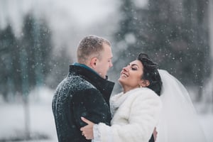 A winter wedding