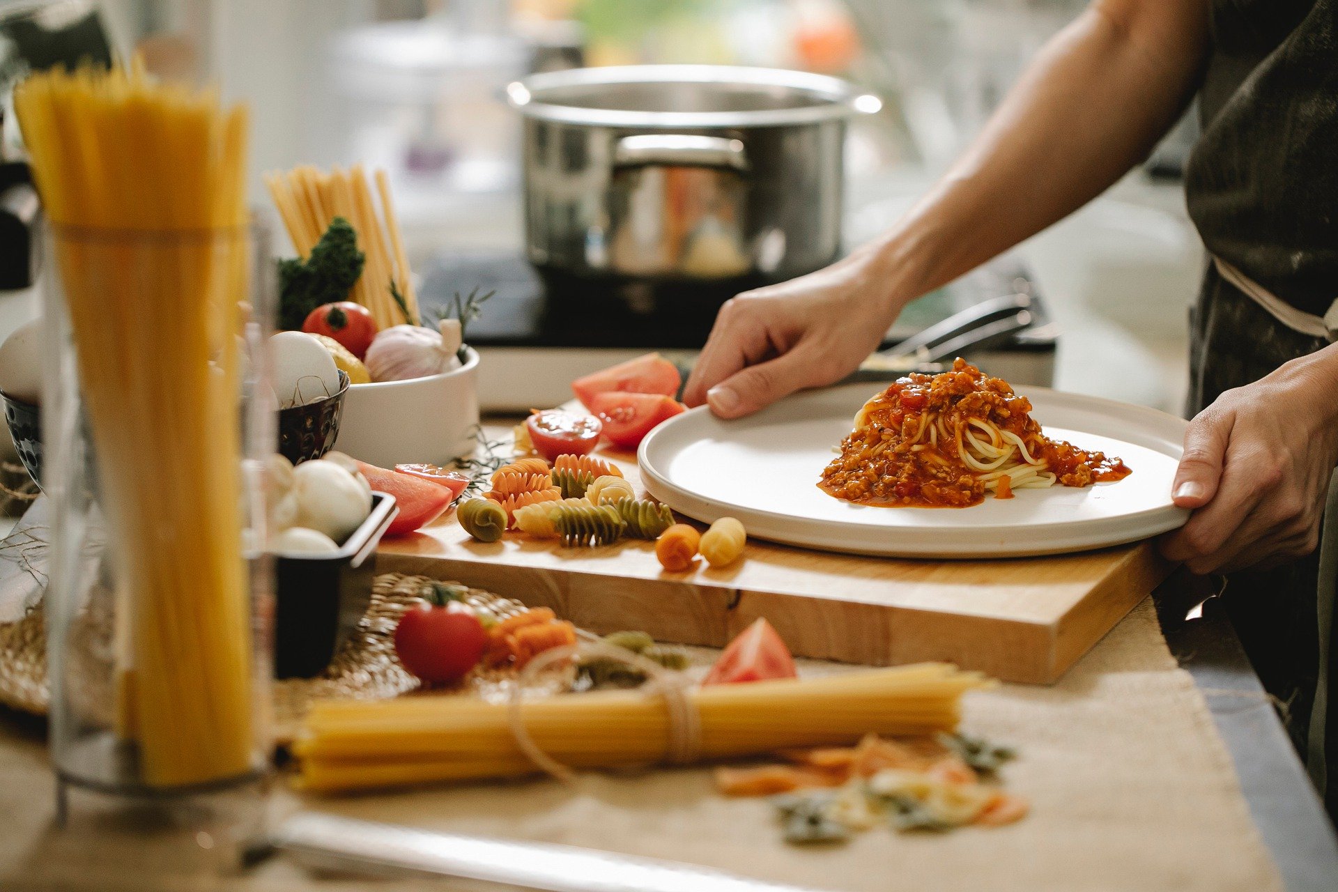 Cooking pasta