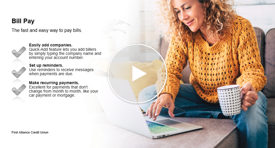 Bill Pay Video Thumbnail, tap to play video