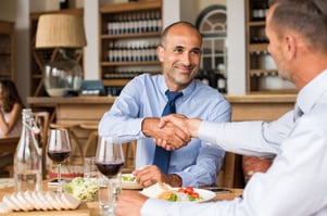 businessmen shaking hands