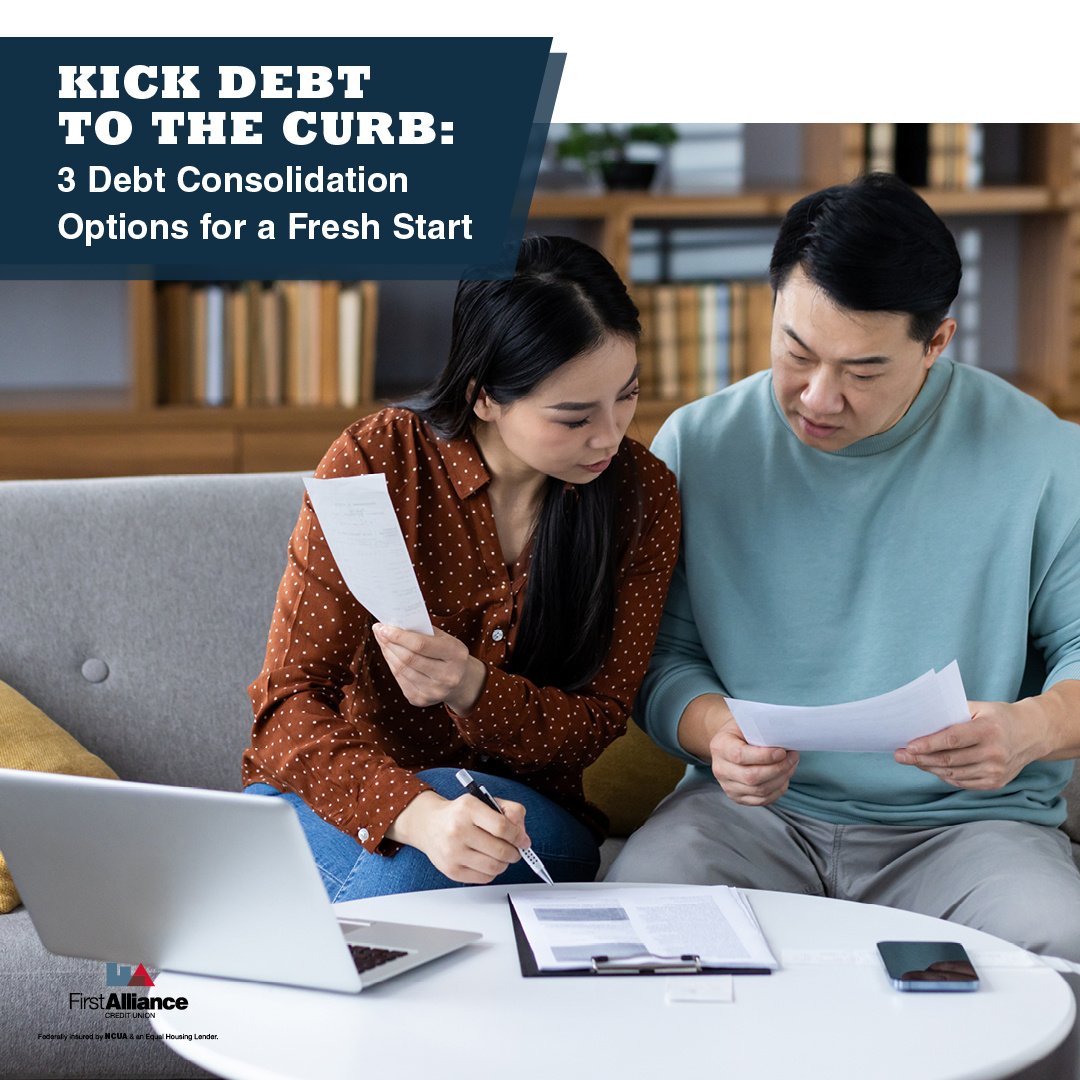 Kick Debt to the Curb: 3 Debt Consolidation Options for a Fresh Start