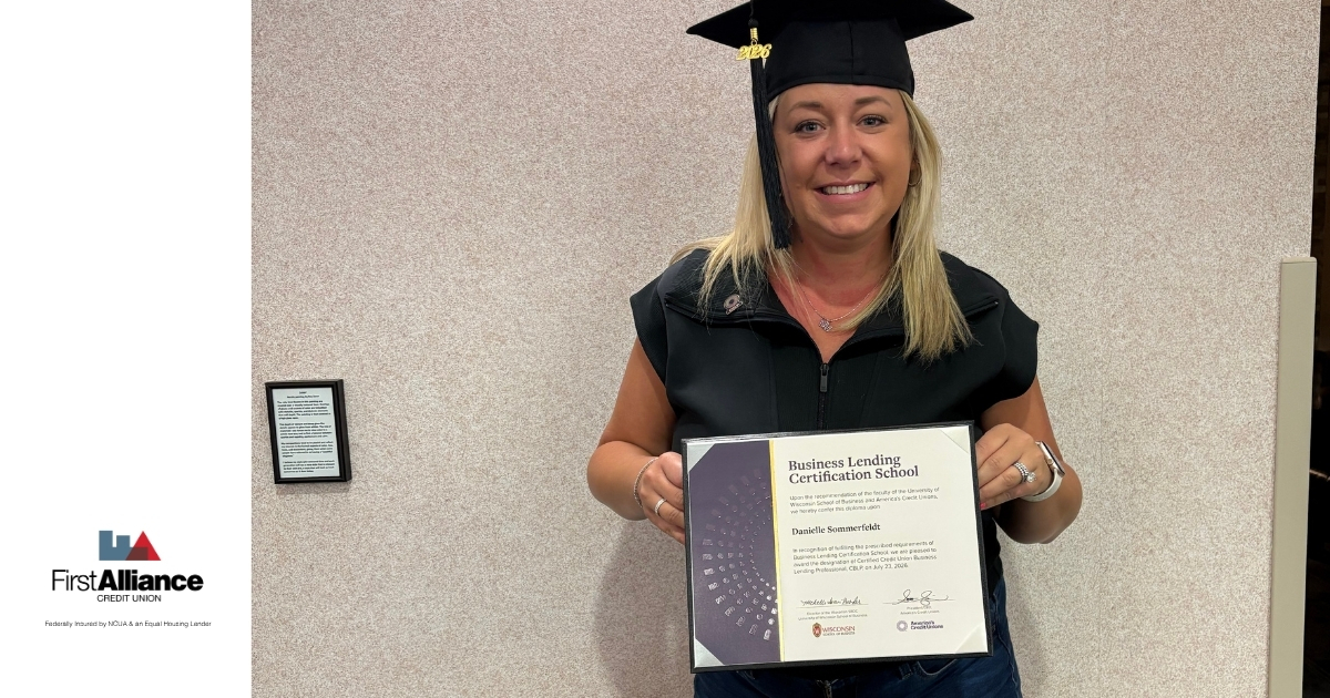First Alliance Executive Earns Business Lending Certification